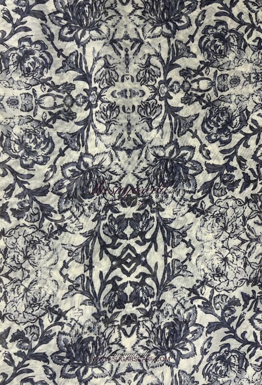 TSE Mod Japanese Cotton Voile Square In Tristy