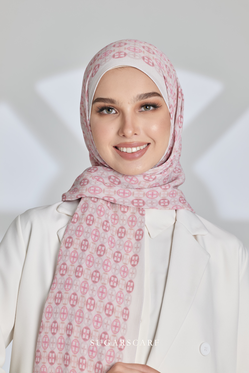 ( Full Wide Pleats Shawl ) Girl Boss ( Charisma )