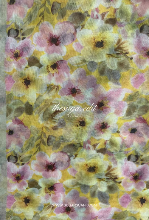 TSE Mod Japanese Cotton Voile Square In Madel