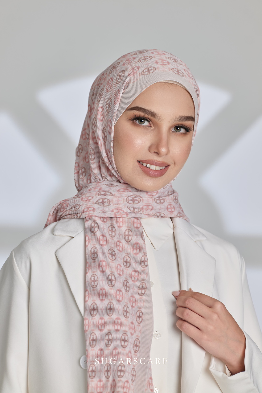 ( Full Wide Pleats Shawl ) Girl Boss ( Good Time )