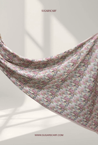 Fall In Love Wide Ultra Fine Pleated Shawl Ironless · in Pearl