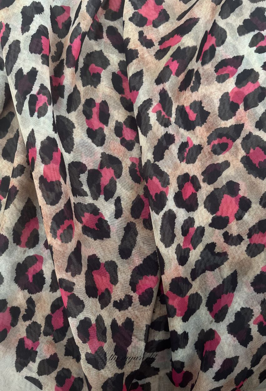 TSE Mod Japanese Cotton Voile Square Wild&Pink
