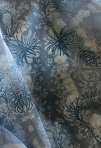 TSE Bloom JapaneseOsaka 47Inch Cotton Voile Square - Elginie