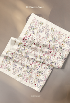 Eid Bloom 2026 Scarves Mixed Satin Square in Noour