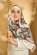 YES ( Full Wide Pleats Shawl ) Seri Blooming ( ORKID )