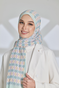 ( Full Wide Pleats Shawl ) Girl Boss ( Positive )