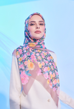 YES DEFECT - THESUGAREDIT Bella Blooming JapanCottonVoile In ( NEW MOON )