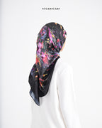 YES DEFECT - Matte Satin Silk Sq (She is in The Bloom) in Yuna