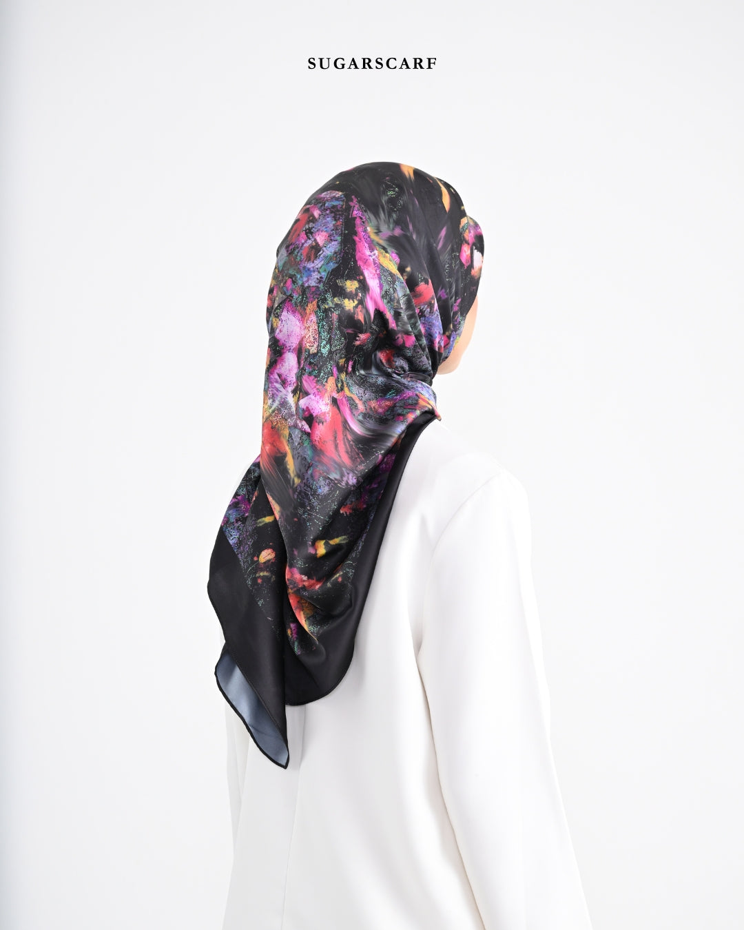 YES DEFECT - Matte Satin Silk Sq (She is in The Bloom) in Yuna