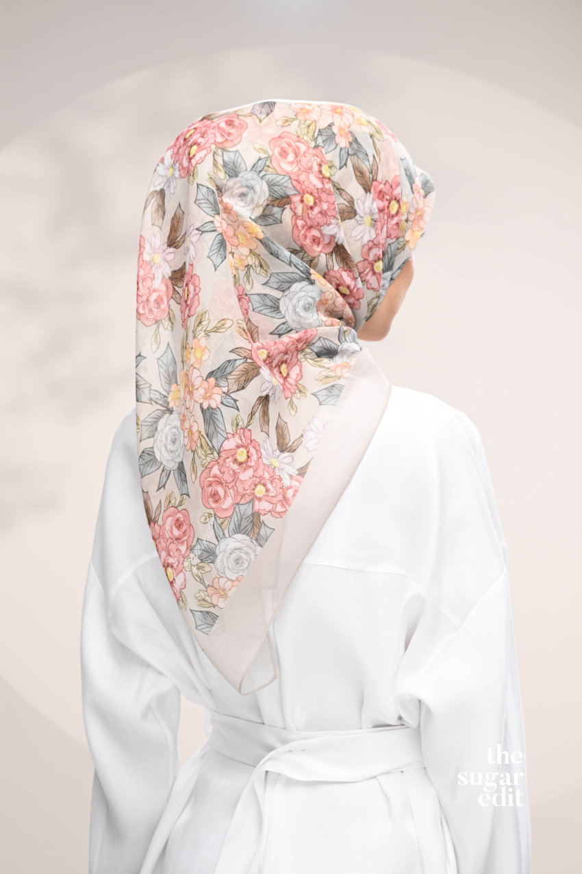 YES DEFECT - THESUGAREDIT Blooming Japanese Cotton Voile In ( Be Kind )