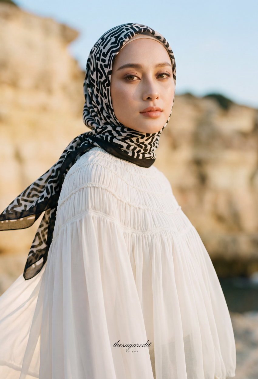 TSE Grace Collection Japanese Voile Square In Resolution