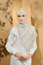 ( Full Wide Pleats Shawl ) Classy Simpulan ( ANYAMAN )