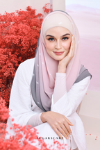 YES DEFECT - OmbreMonogram Pleated Shawl in Seoul (CODE PS)