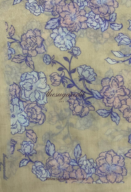 TSE Mod Japanese Cotton Voile Square In Poline