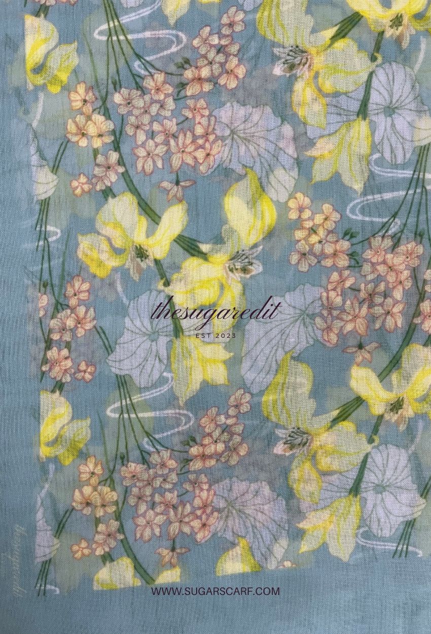 TSE Mod Japanese Cotton Voile Square In Elode