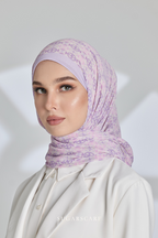 ( Full Wide Pleats Shawl ) Girl Boss ( Chill )