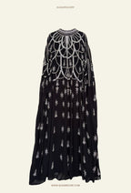 Hailey Crystal Beads Drape In White