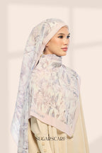 Jardin Full Wide Pleated Shawl in Glowing