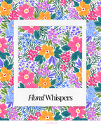 YES DEFECT Matte Satin Silk Sq (Garden Whimsy) in Floral Whispers