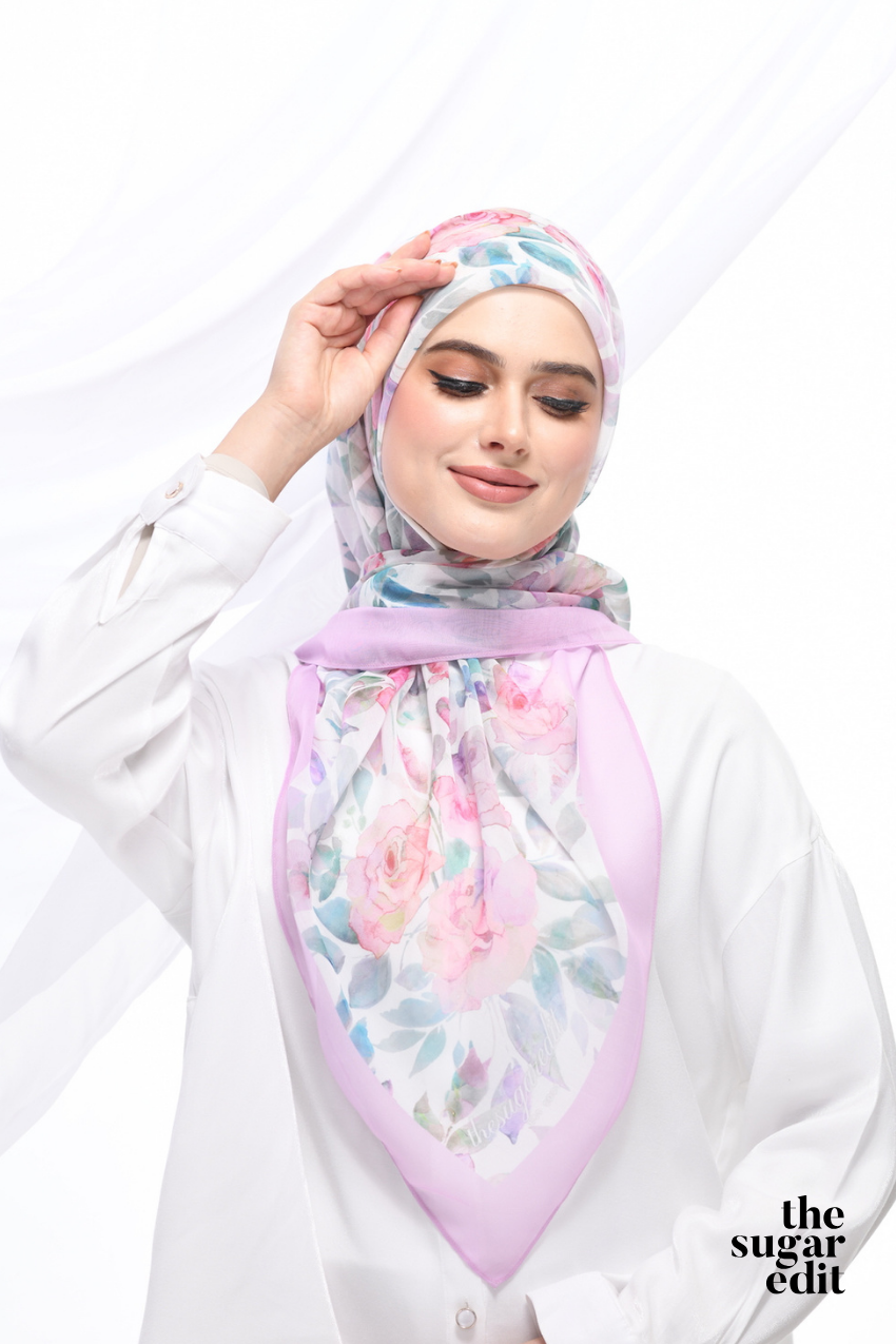 YES THESUGAREDIT Blooming Edit Vol 1 French Cotton Bawal ( Fatema )