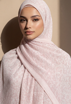 Fall In Love Wide Ultra Fine Pleated Shawl Ironless · in Rosie