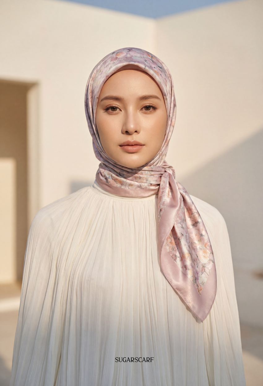 FallInLove Scarves Mixed Satin Square in Lola