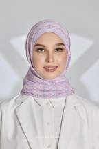 ( Full Wide Pleats Shawl ) Girl Boss ( Chill )