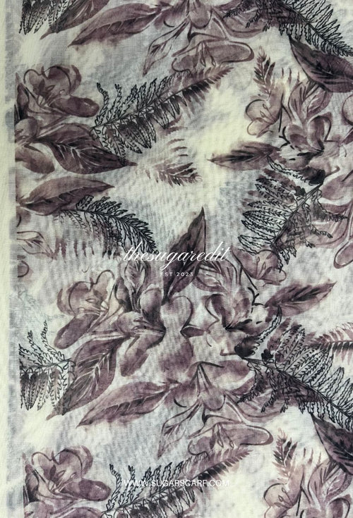 TSE Mod Japanese Cotton Voile Square In MauveTropical