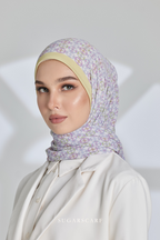 ( Full Wide Pleats Shawl ) Girl Boss ( Learning )