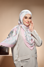 ( Square ) The Fresh Start Matte Satin Silk Scarf ( Dream Silk )