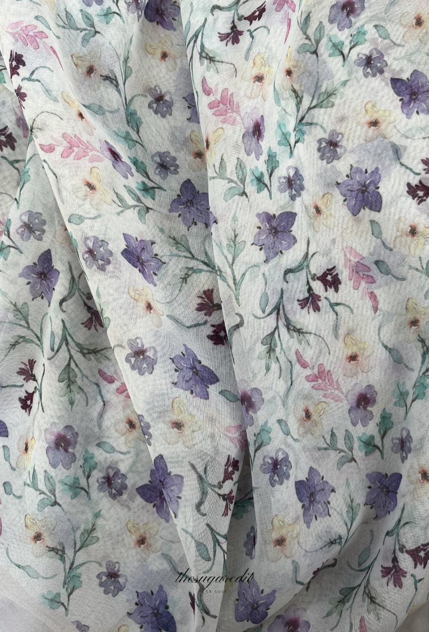 TSE BloomInvitation Japanese Cotton Voile Square In TheDarling