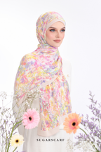 YES ( Full Wide Pleats Shawl ) Raya Vol 1 Seri Fiora ( SERI MAHARANI )