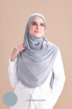 Iris Slip On Plain Hijab (Rain)