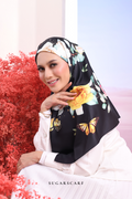 ( AS-IS ) Garden of Hurrem Bloom Mixed Silk Satin Square in ELMARA