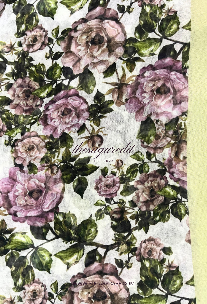 TSE Mod Japanese Cotton Voile Square In Possy