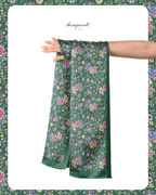 YES DEFECT - TSE Scarves of Love Paris Cotton Voile Long Shawl ( Haven )