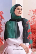 (SAMPLE) OmbreMonogram Pleated Shawl in Dehli