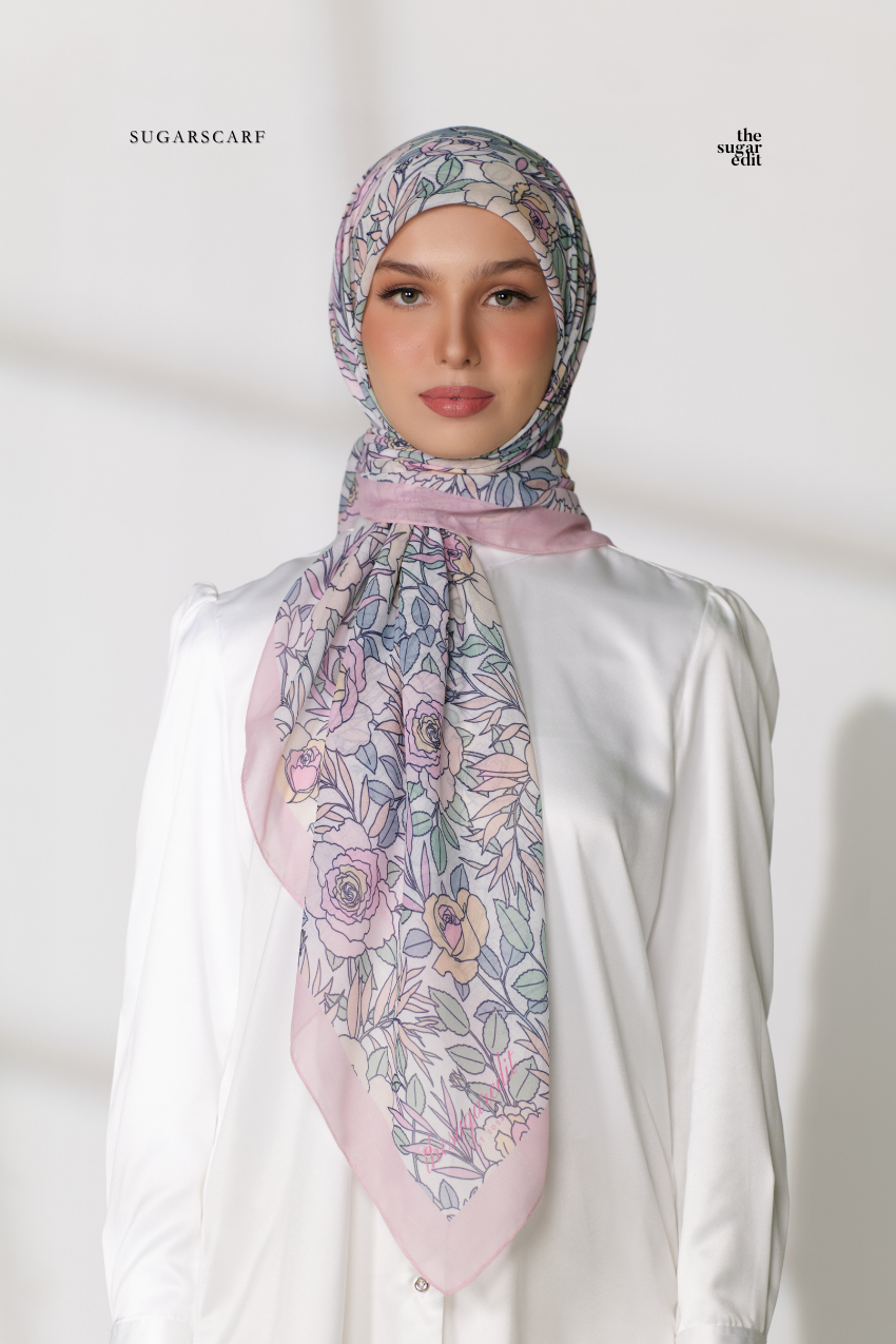 New Beginning Cotton Premium Bawal In (ParisRoses) - Defect