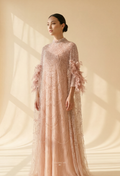 Seraphina Crystal Beads Drape In Blush Rose