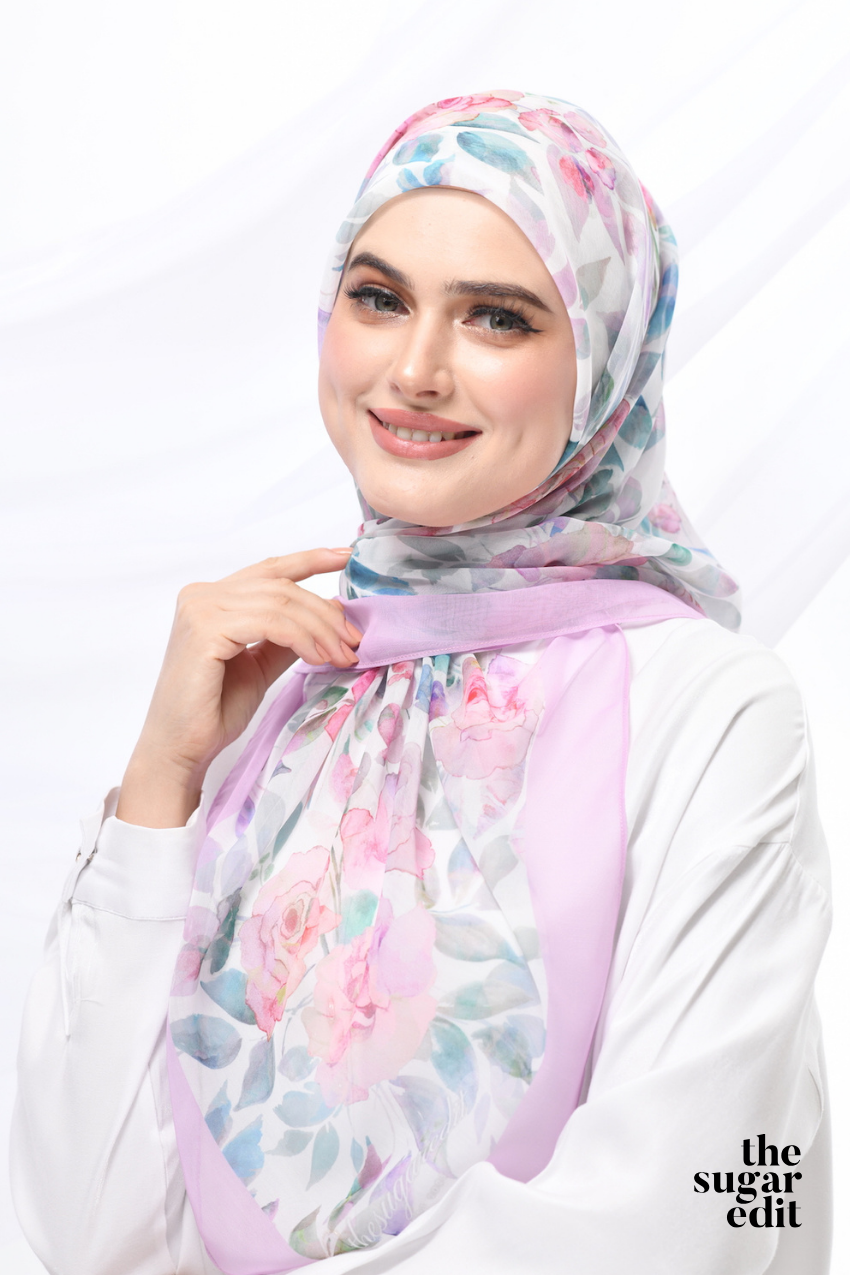 YES THESUGAREDIT Blooming Edit Vol 1 French Cotton Bawal ( Fatema )