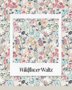 YES DEFECT Matte Satin Silk Sq (Garden Whimsy) in Wildflower Waltz