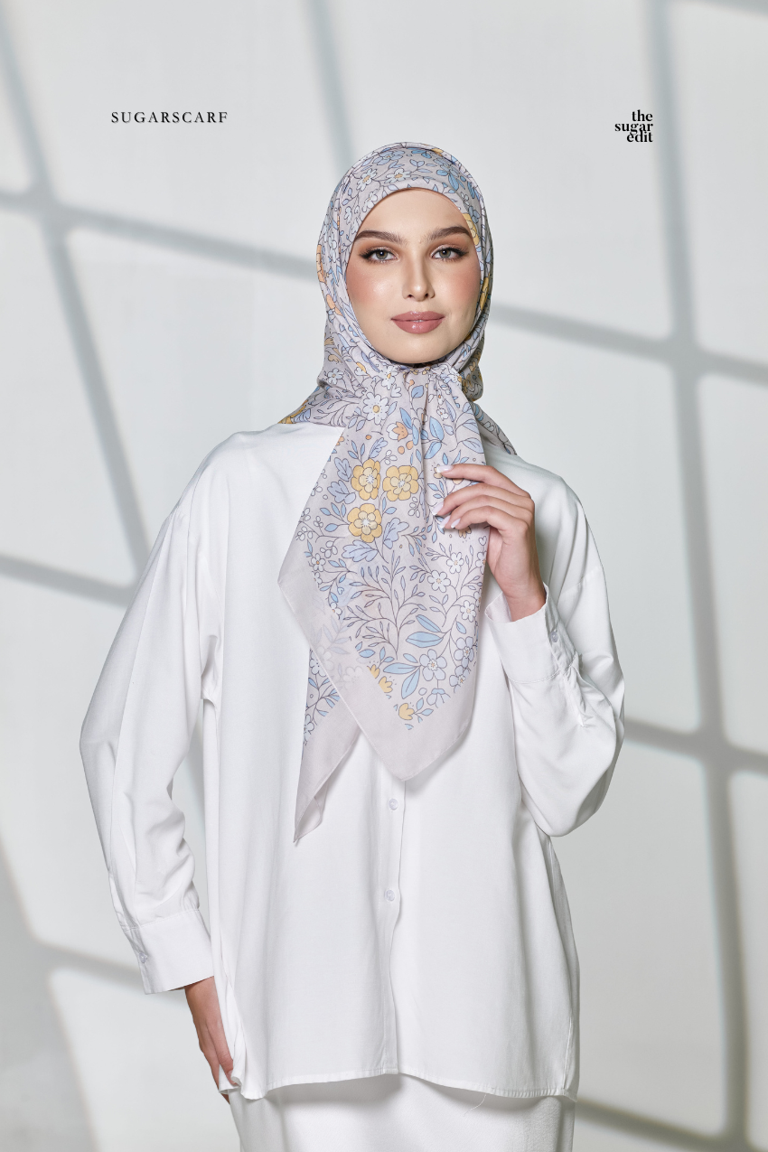 YES DEFECT - City Love Cotton Premium Bawal In - Snowy Osaka