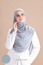 Iris Slip On Plain Hijab (Rain)
