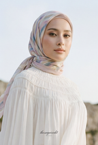 TSE Mod Japanese Cotton Voile Square CottonCandy