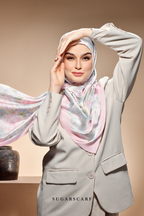 ( Square ) The Fresh Start Matte Satin Silk Scarf ( Dream Silk )