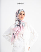 YES DEFECT Matte Satin Silk Sq (She is in The Bloom) in Olivia