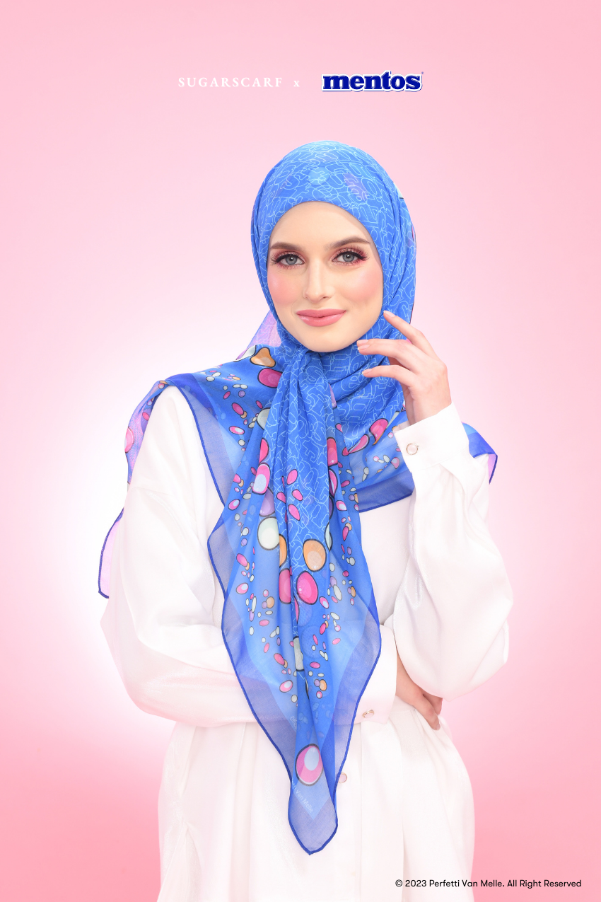 YES DEFECT - Sugarscarf X Mentos Japanese Cotton Voile In Bold n Fun