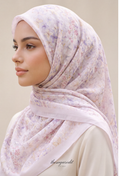 TSE BloomInvitation Japanese Cotton Voile Square - Cler