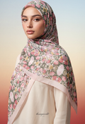TSE BloomInvitation Japanese Cotton Voile Square - Safa