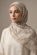 TSE BloomInvitation Japanese Cotton Voile Square - Macy